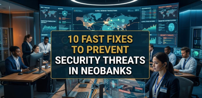10 Fast Fixes to Prevent Security Threats in Neobanks